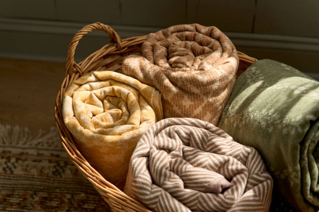 Sepia Harborview Herringbone Original Blanket