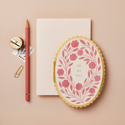 Rose Flora Card