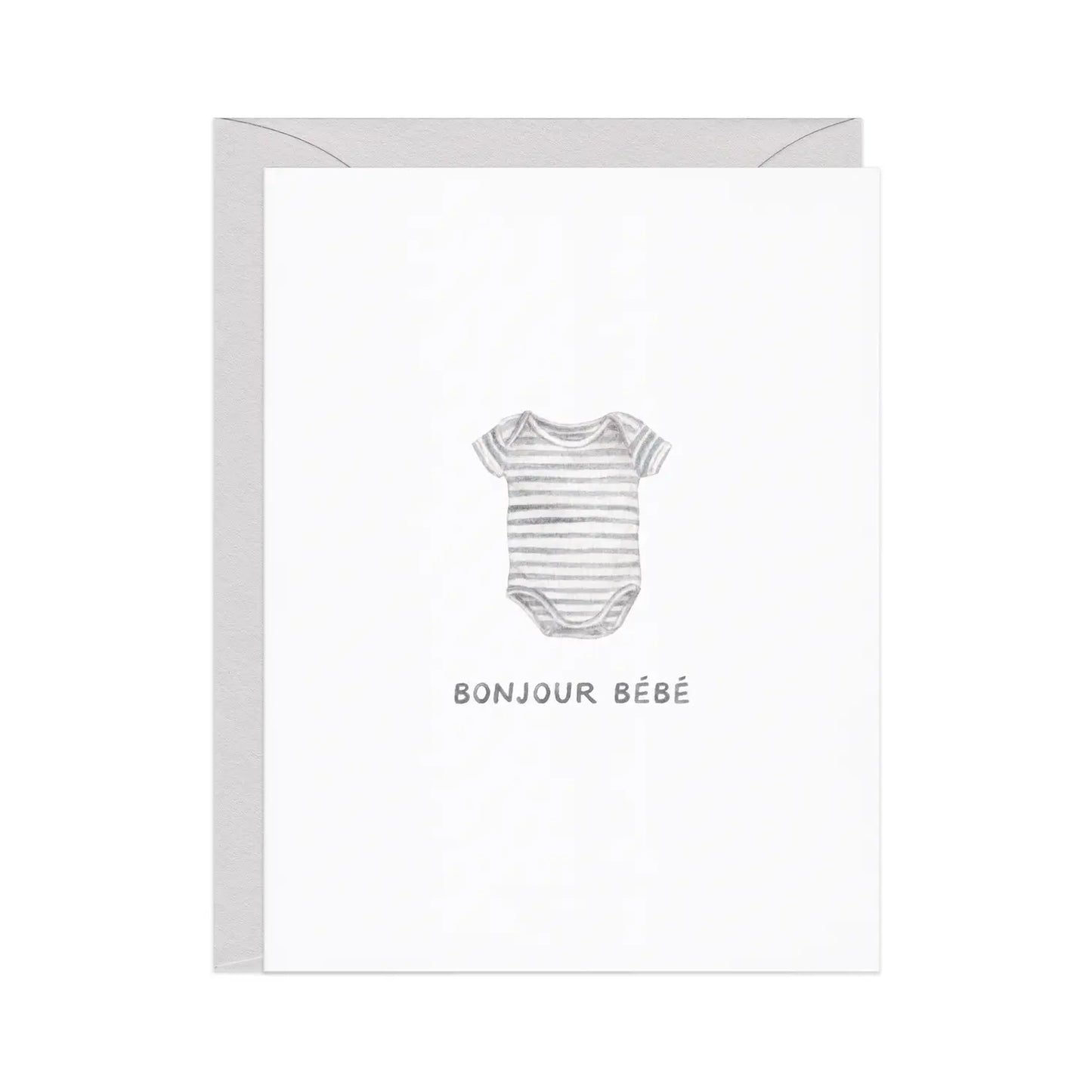 Bonjour Bébé New Baby Card