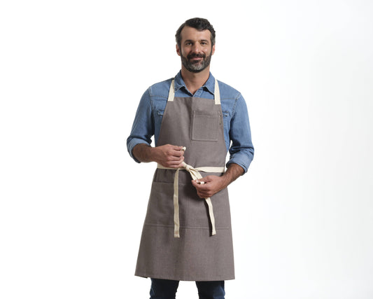 Charcoal Bib Apron