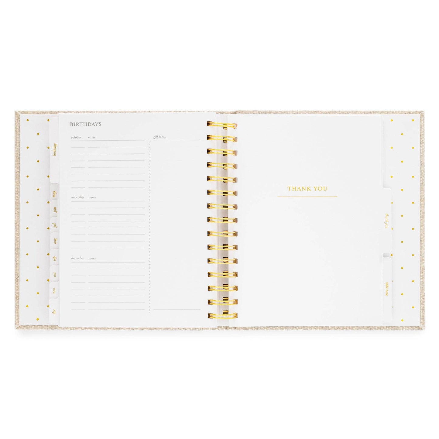 2026 Flax Floral Concealed Planner