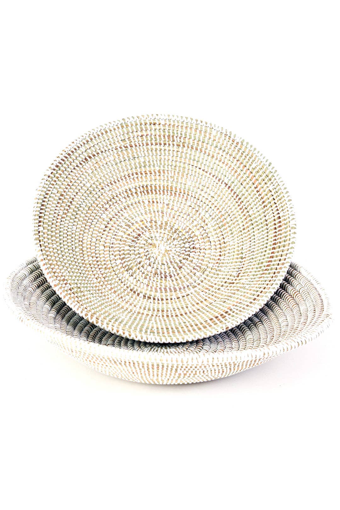 Solid White Grain Basket - Basket