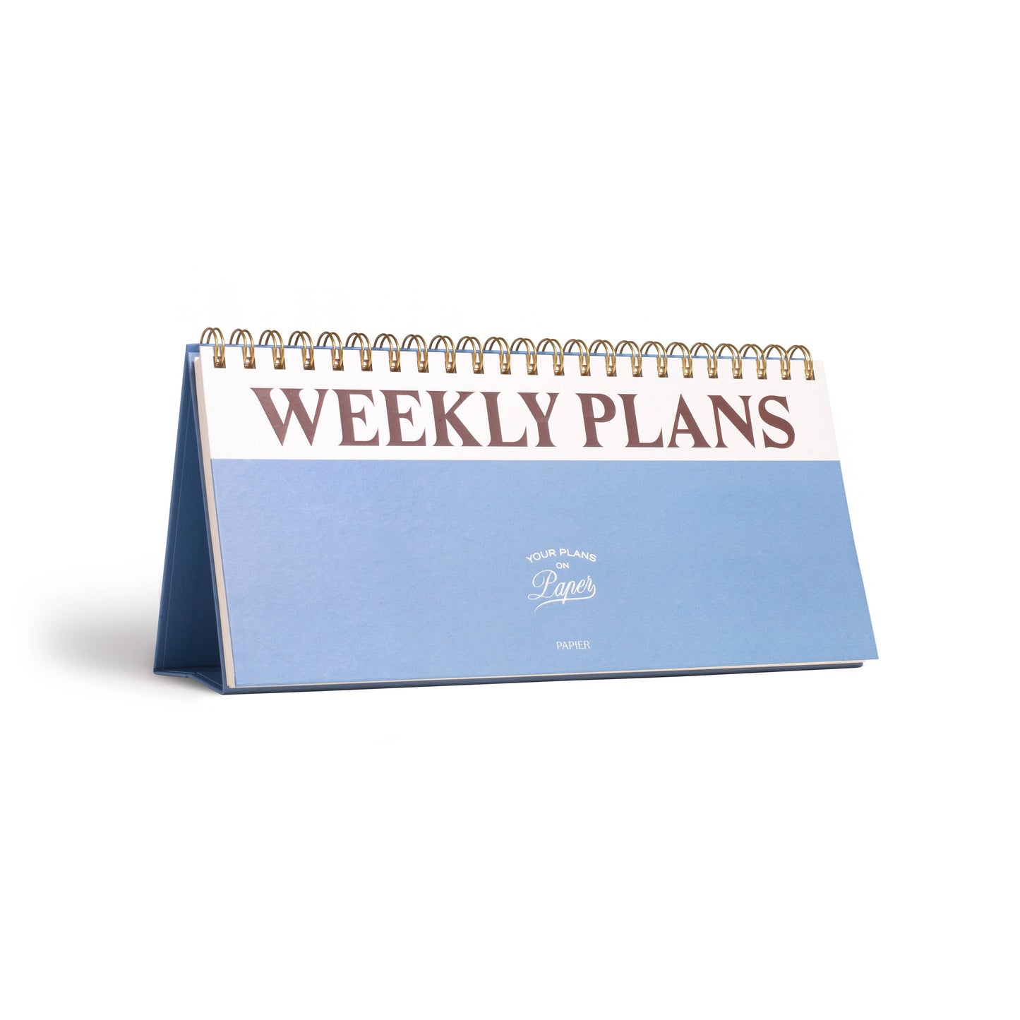Paper Plans Spiral Undated Weekly Desk Pad