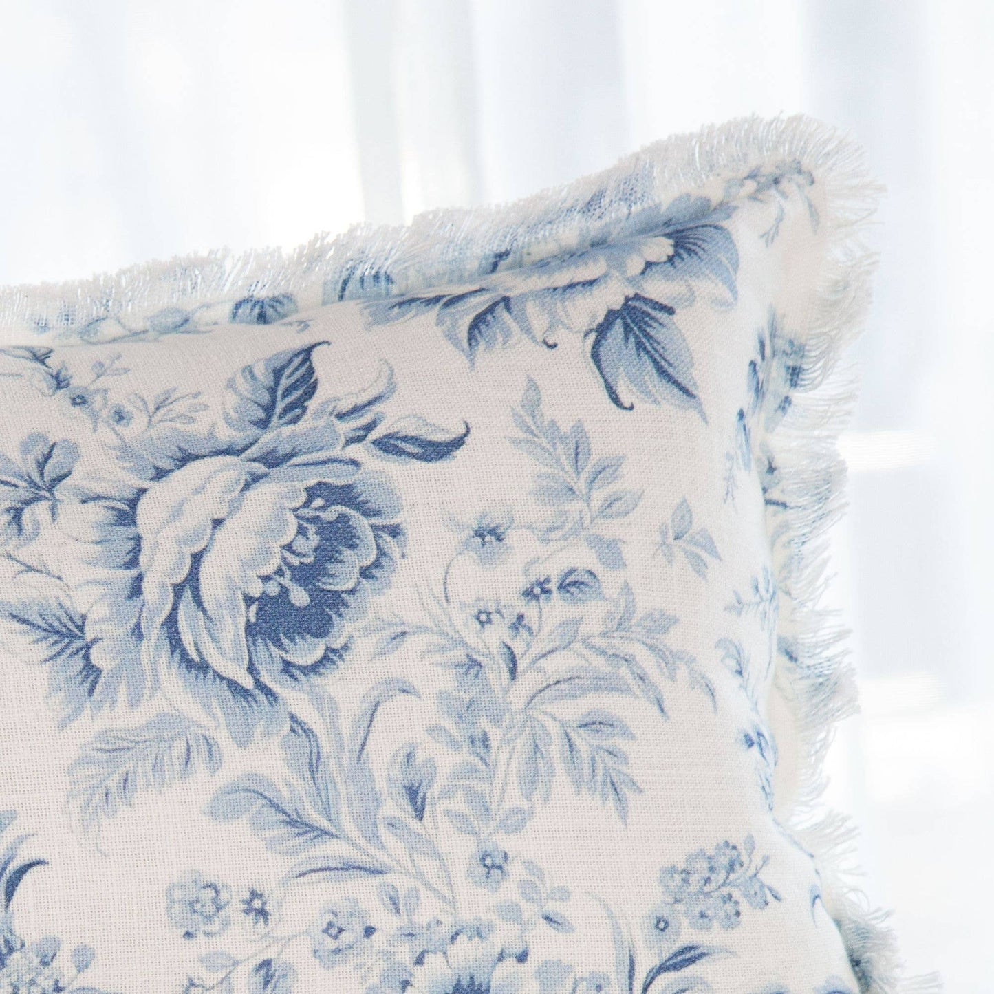 Charlotte Vintage French Floral Toile Pillow