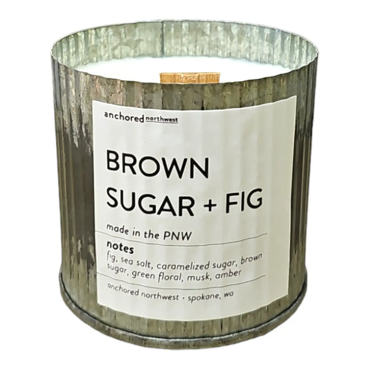 Brown Sugar & Fig Rustic Candle