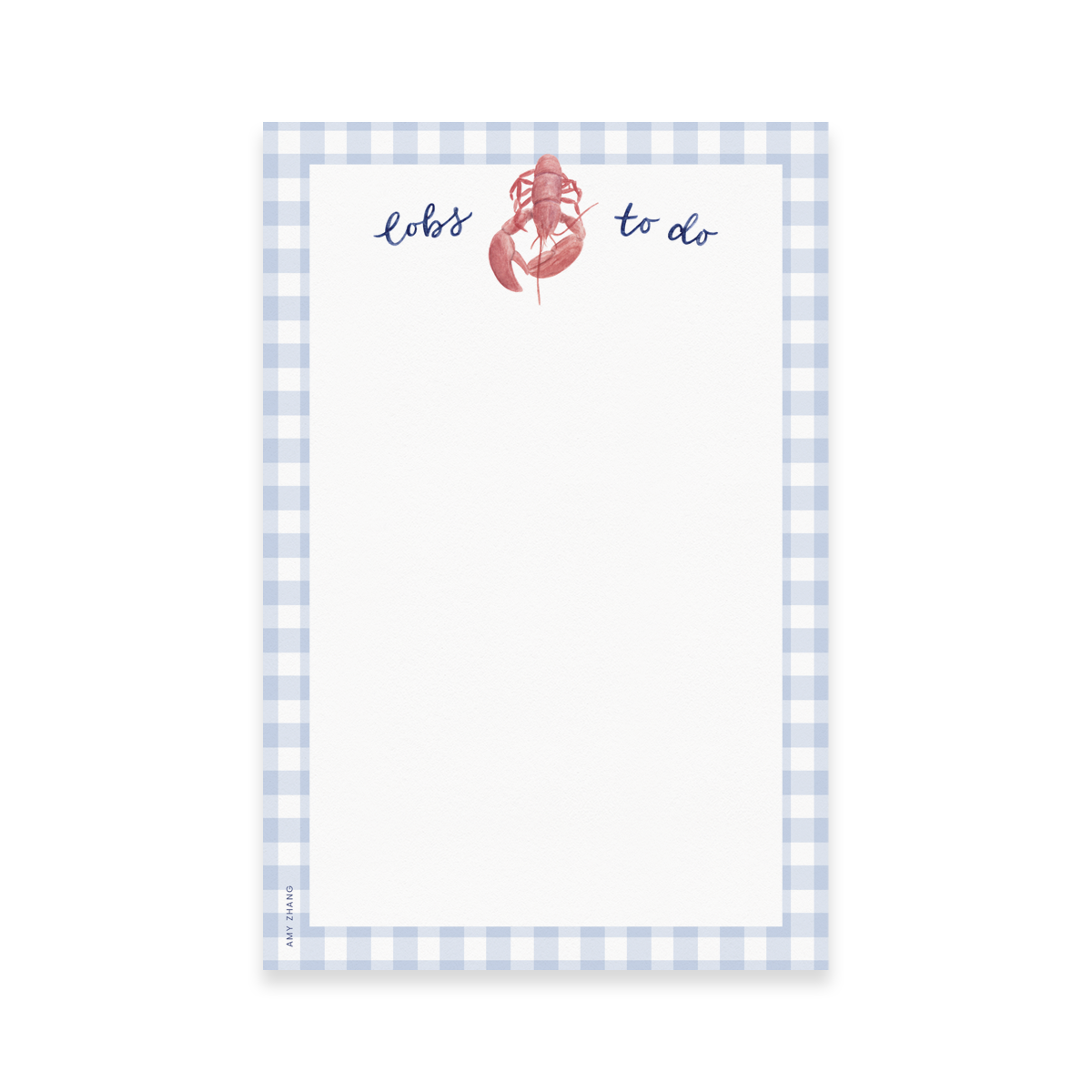 Lots To Do Lobster Notepad