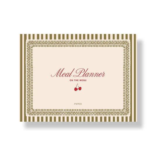 Cherry Undated Weekly Meal Planner