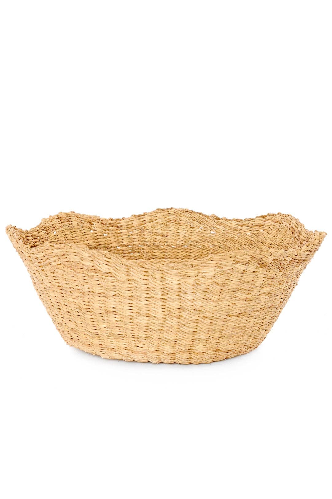 Natural Bolga Crown Fruit Basket