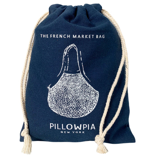 Navy French Market Bag