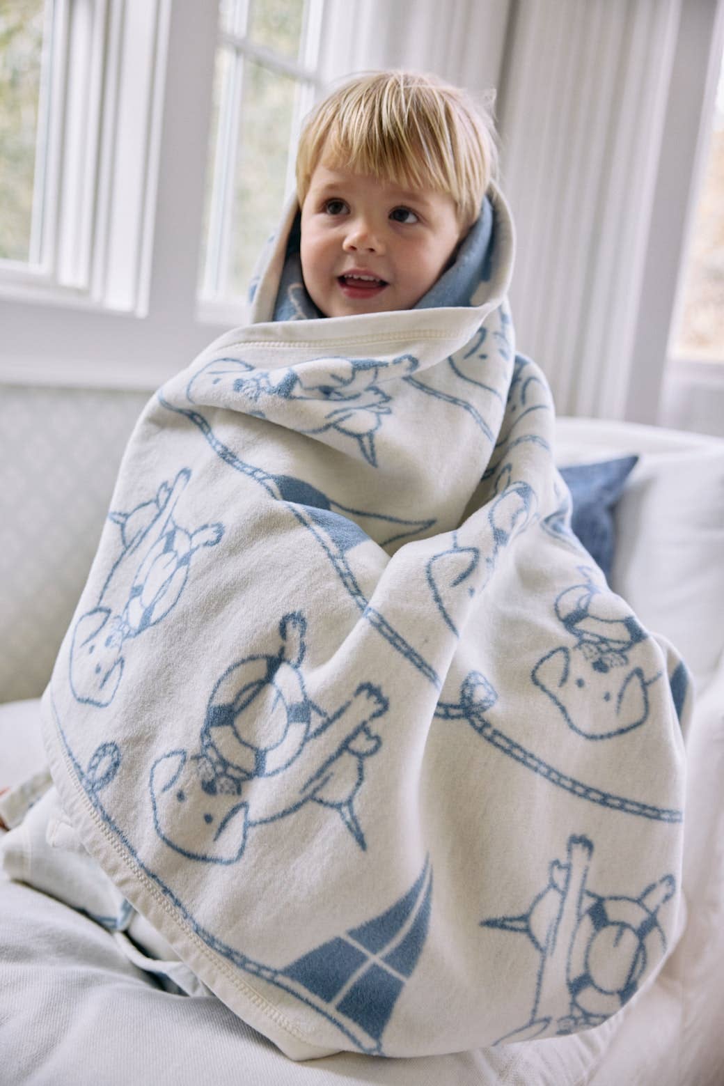 Sailor Pups Midi Blanket: Midi