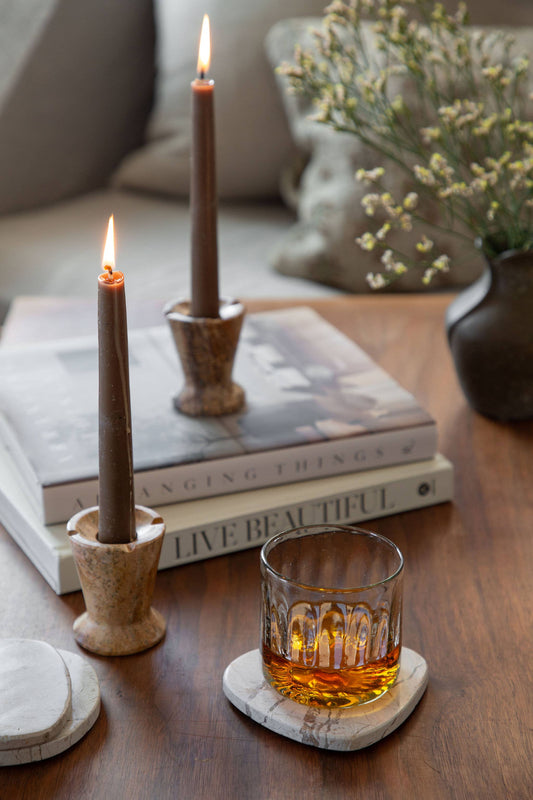 Handblown Fluted Tumbler: Medium