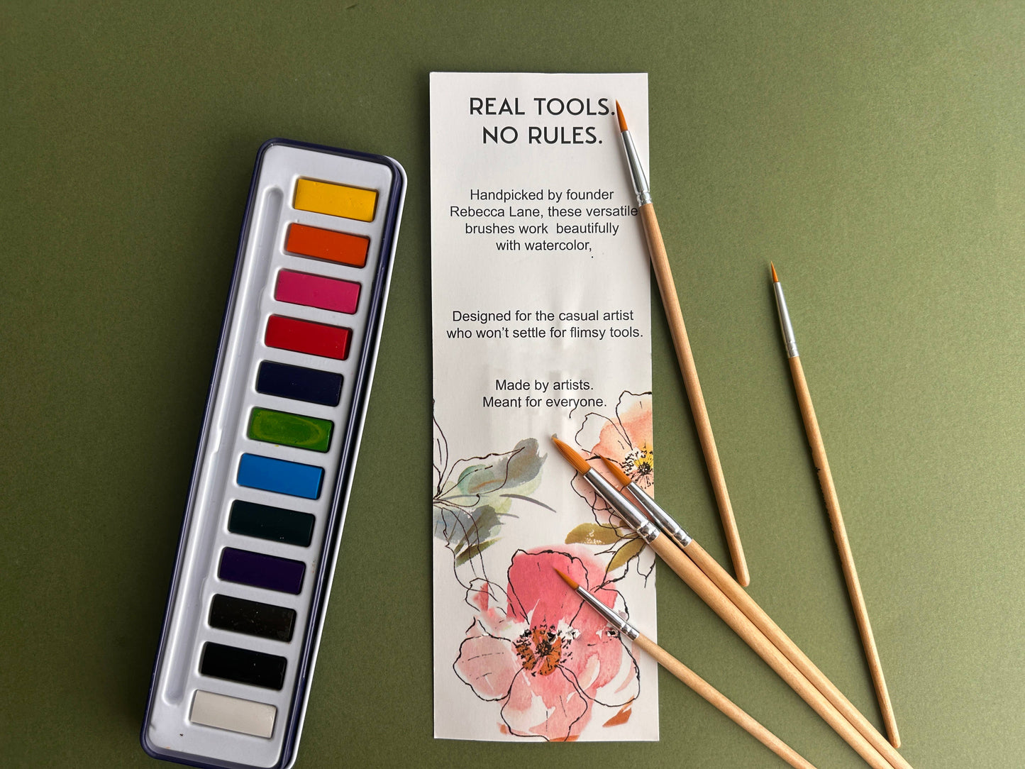 5-Piece Watercolor Brush Set