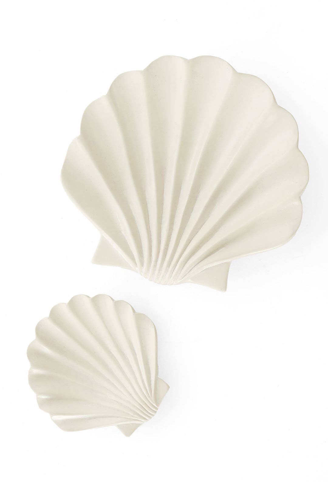 Large All-Natural Soapstone Scallop Shell Dish