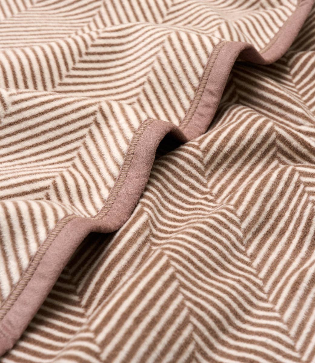 Sepia Harborview Herringbone Original Blanket
