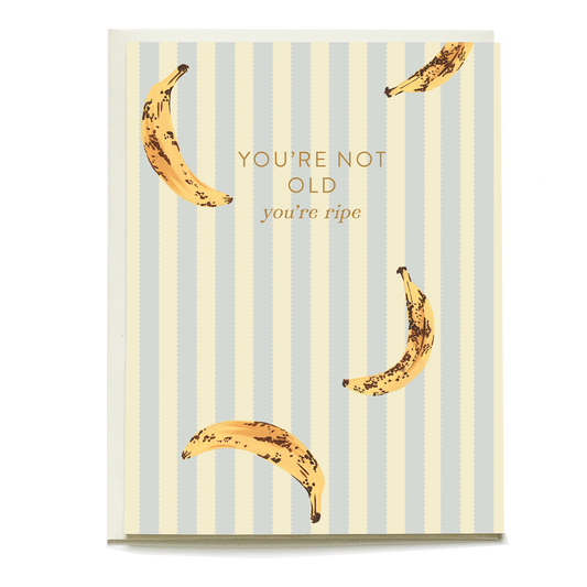 Ripe Banana Birthday Greeting Card
