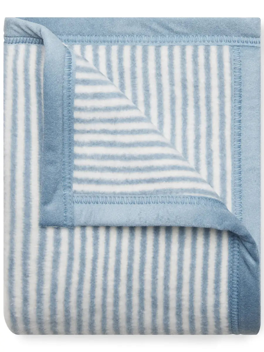 Sweet Pea Stripe Fog Mini Blanket