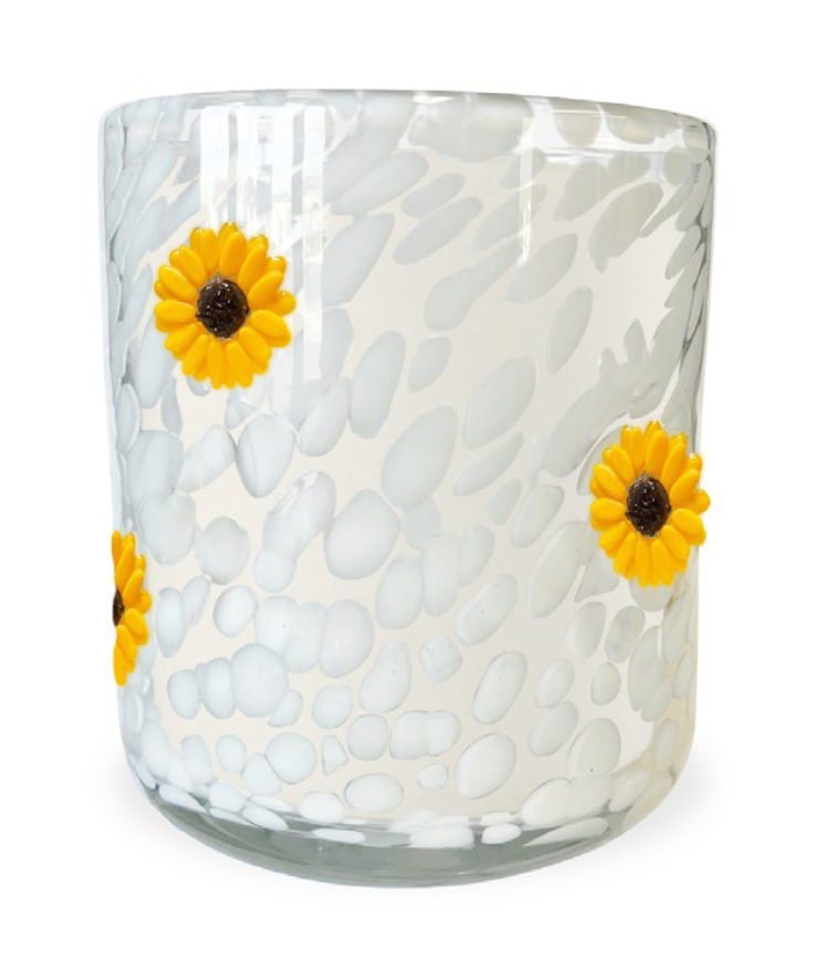 Golden Sunflower Candle