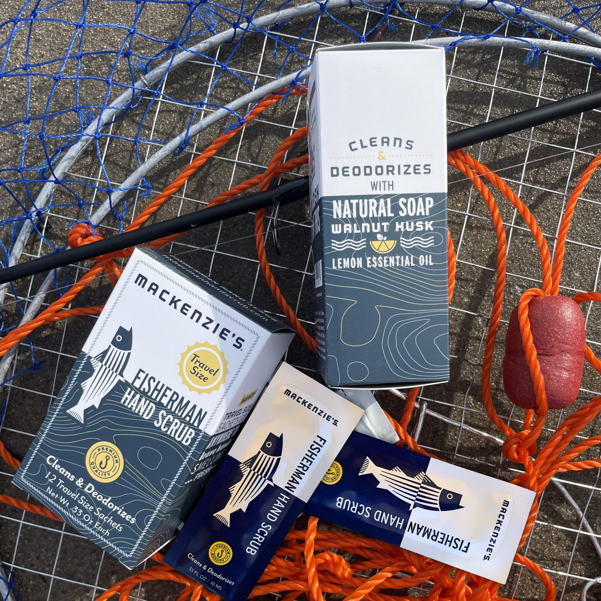 Fisherman Hand Scrub Travel Sized Packets