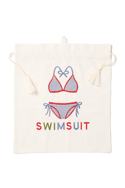 Bikini Embroidered Travel Packing Bag