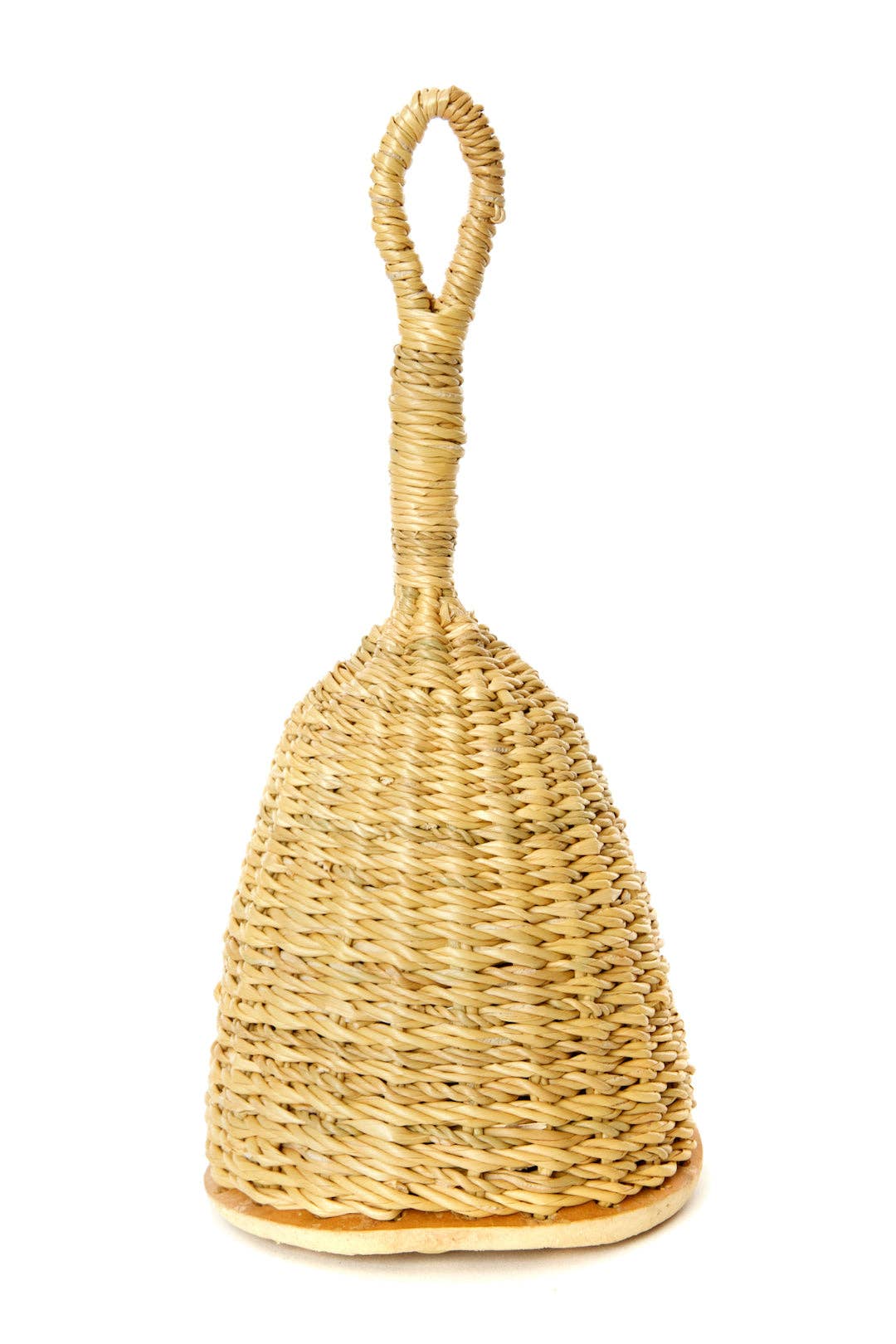 Natural Woven Elephant Grass Rattle