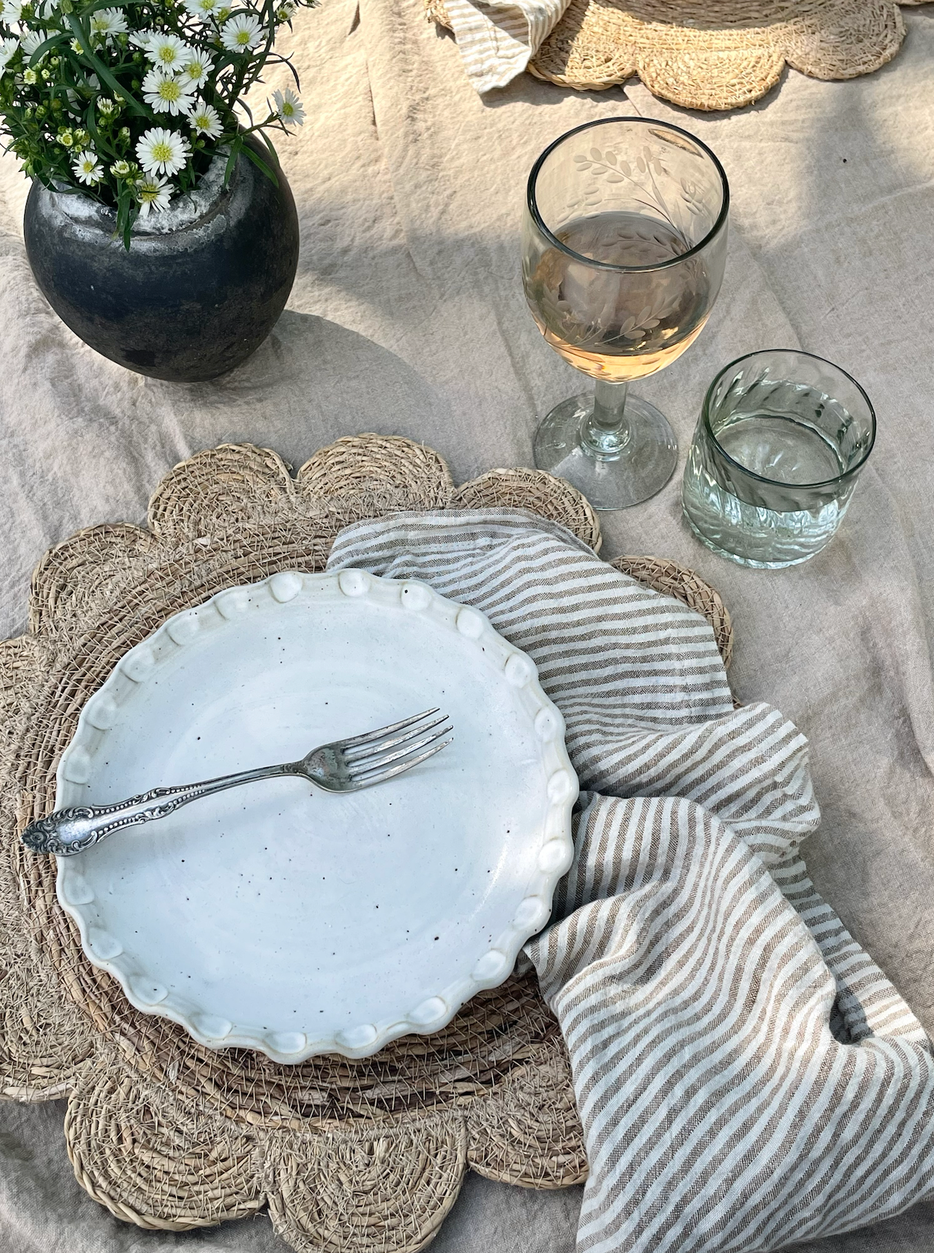 Handblown Fluted Tumbler: Medium