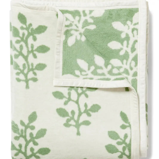Garden Gate Green Blanket