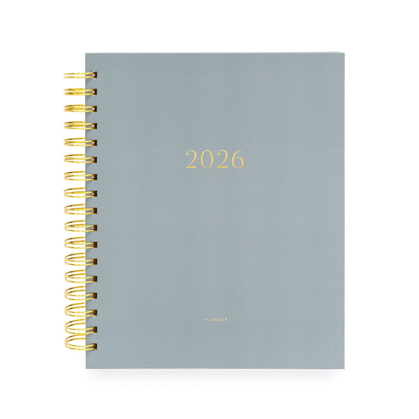 2026 Dusty Blue Signature Spiral Planner