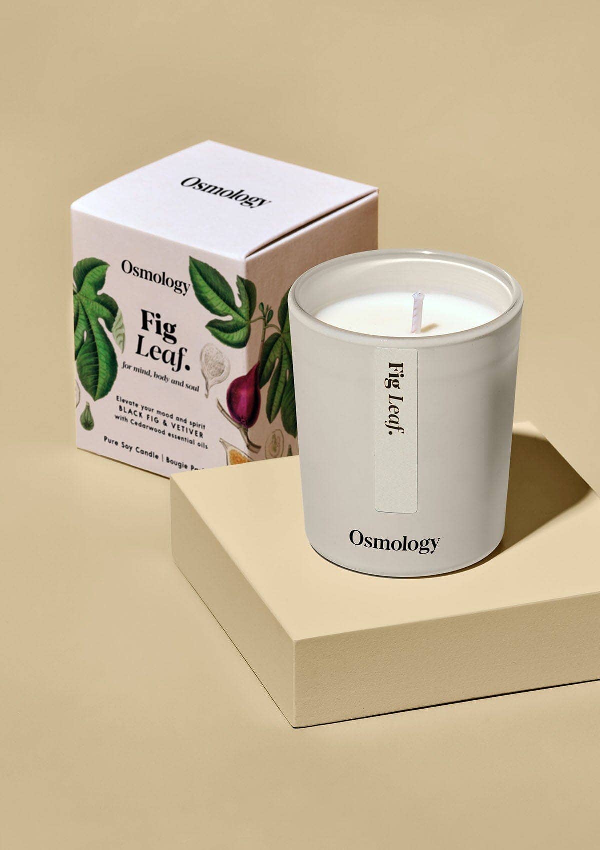 Fig Leaf Mini Botanical Votive Candle