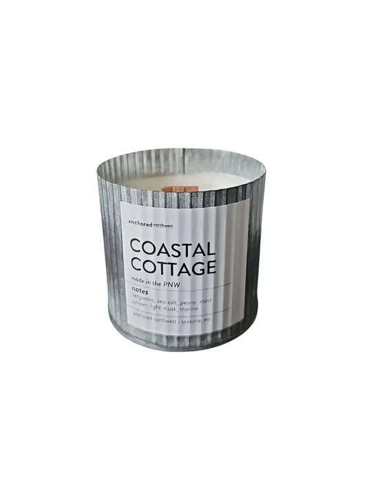 Coastal Cottage Wood Wick Candle