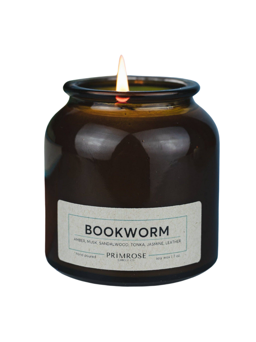 Bookworm Candle