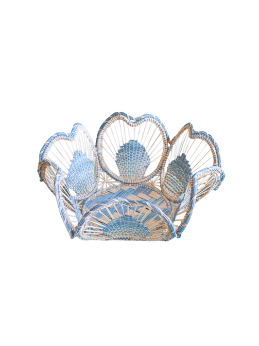 Baby Blue Flora Basket