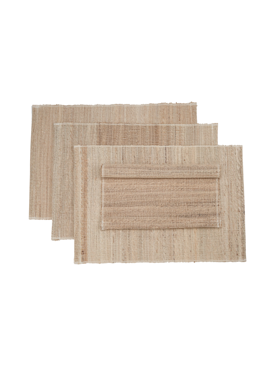 Biscotti Placemat (set of 4), Banana Fiber