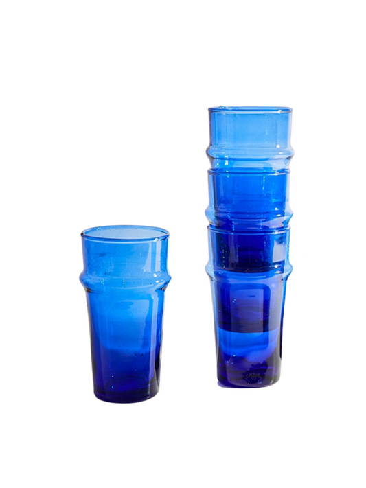 Blue Moroccan Beldi Glass