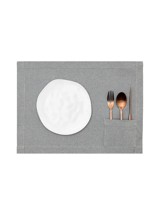 Blue Pocket Placemat Set of 4