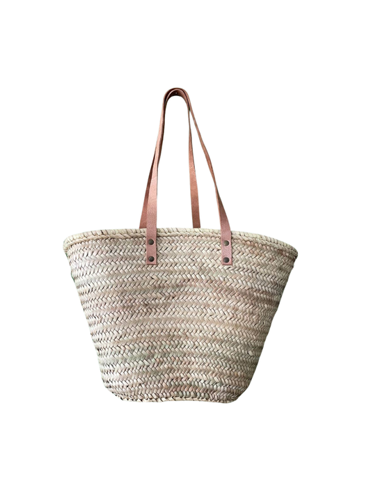 Valencia Shopper Basket, Natural