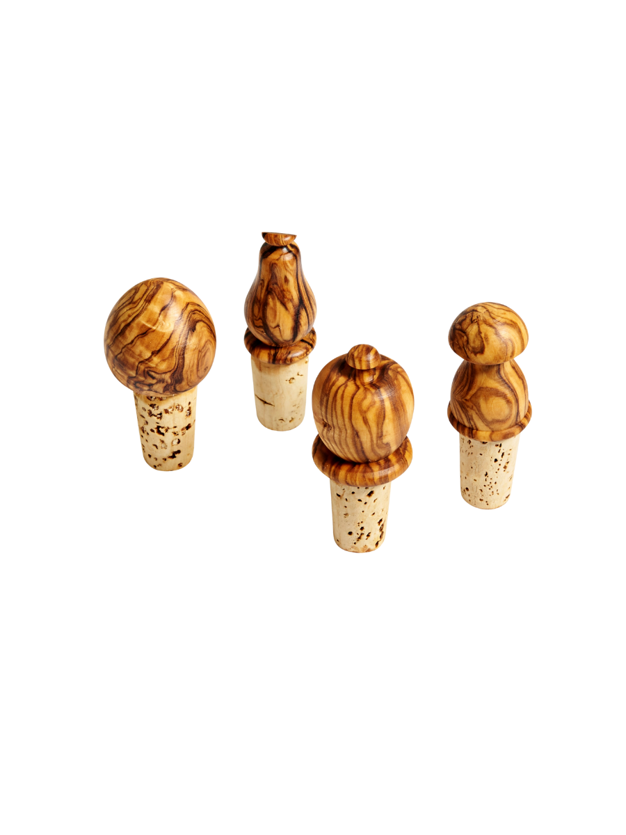 Olive Wood Bottle Stopper