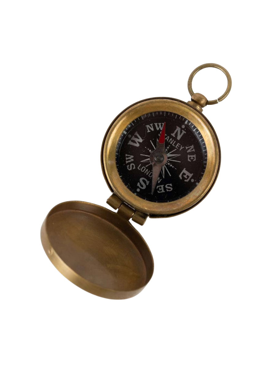 Brass Pocket Compass