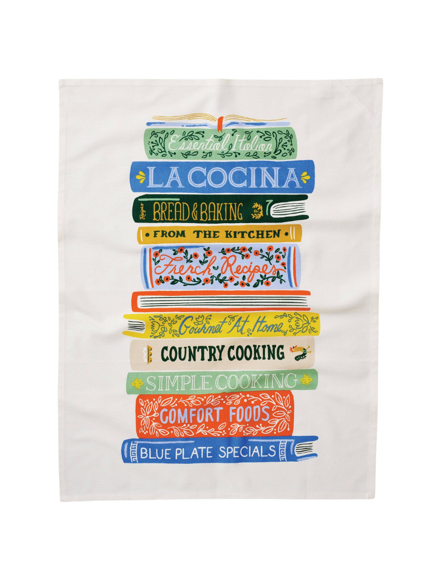 Cookbooks Tea Towel