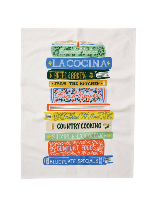 Cookbooks Tea Towel