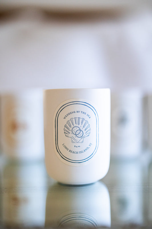 Wedding by the Sea Candle