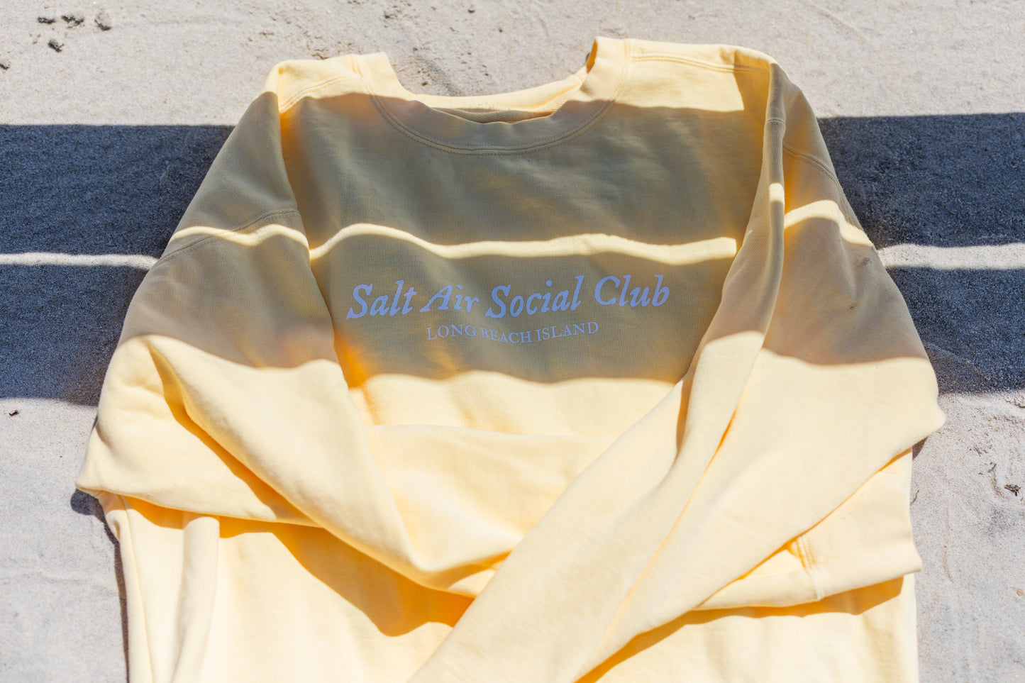Salt Air Social Club Sweatshirt, Butter Yellow