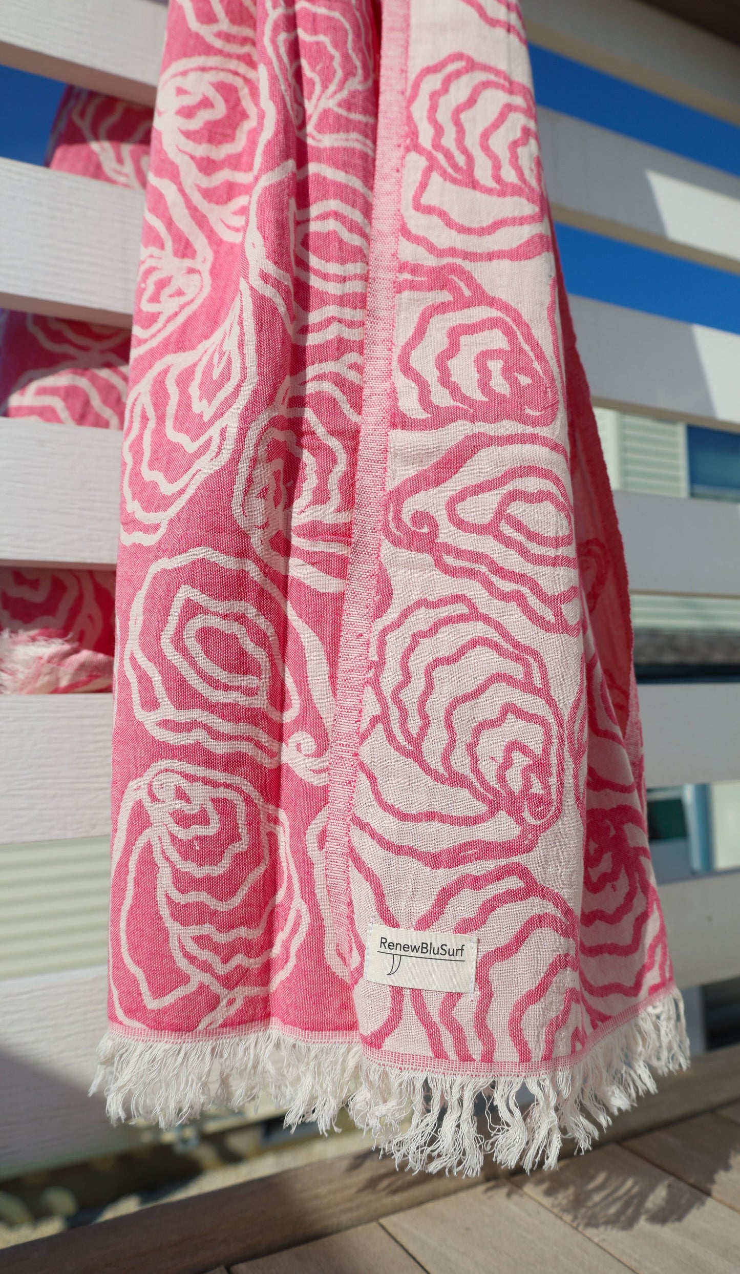 Oyster Restoration Towel Pink