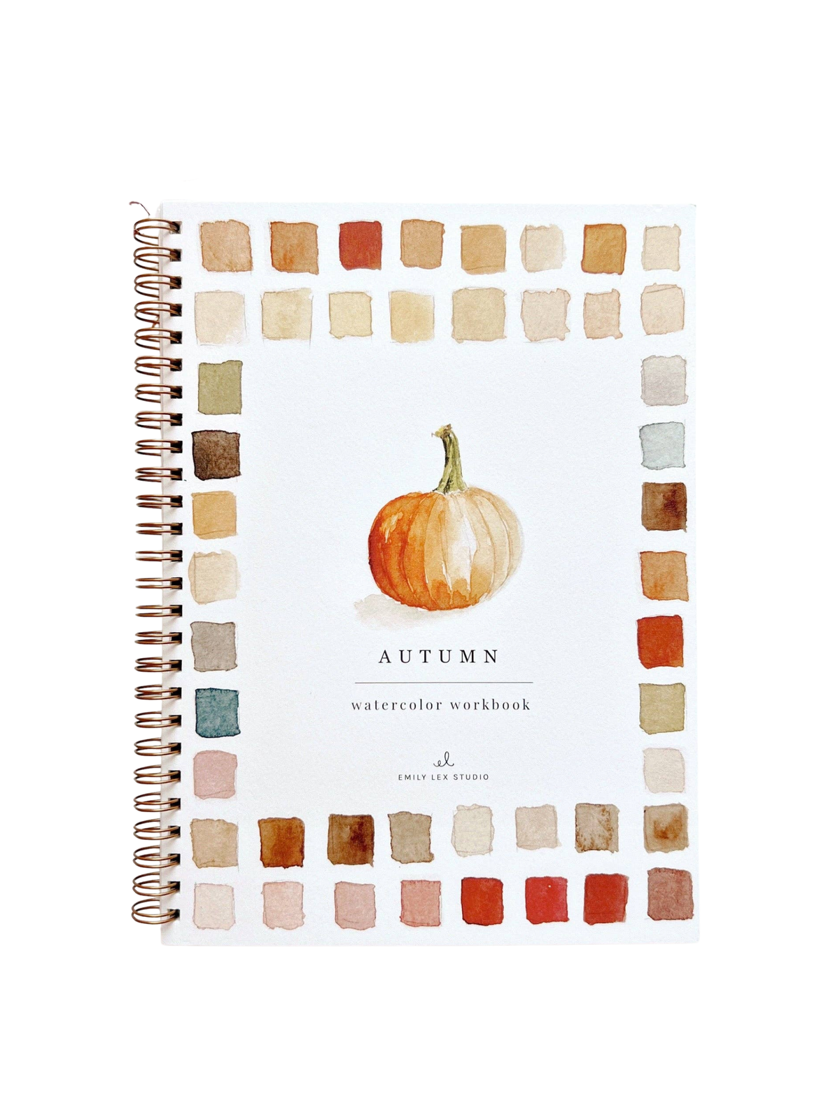 Autumn watercolor workbook