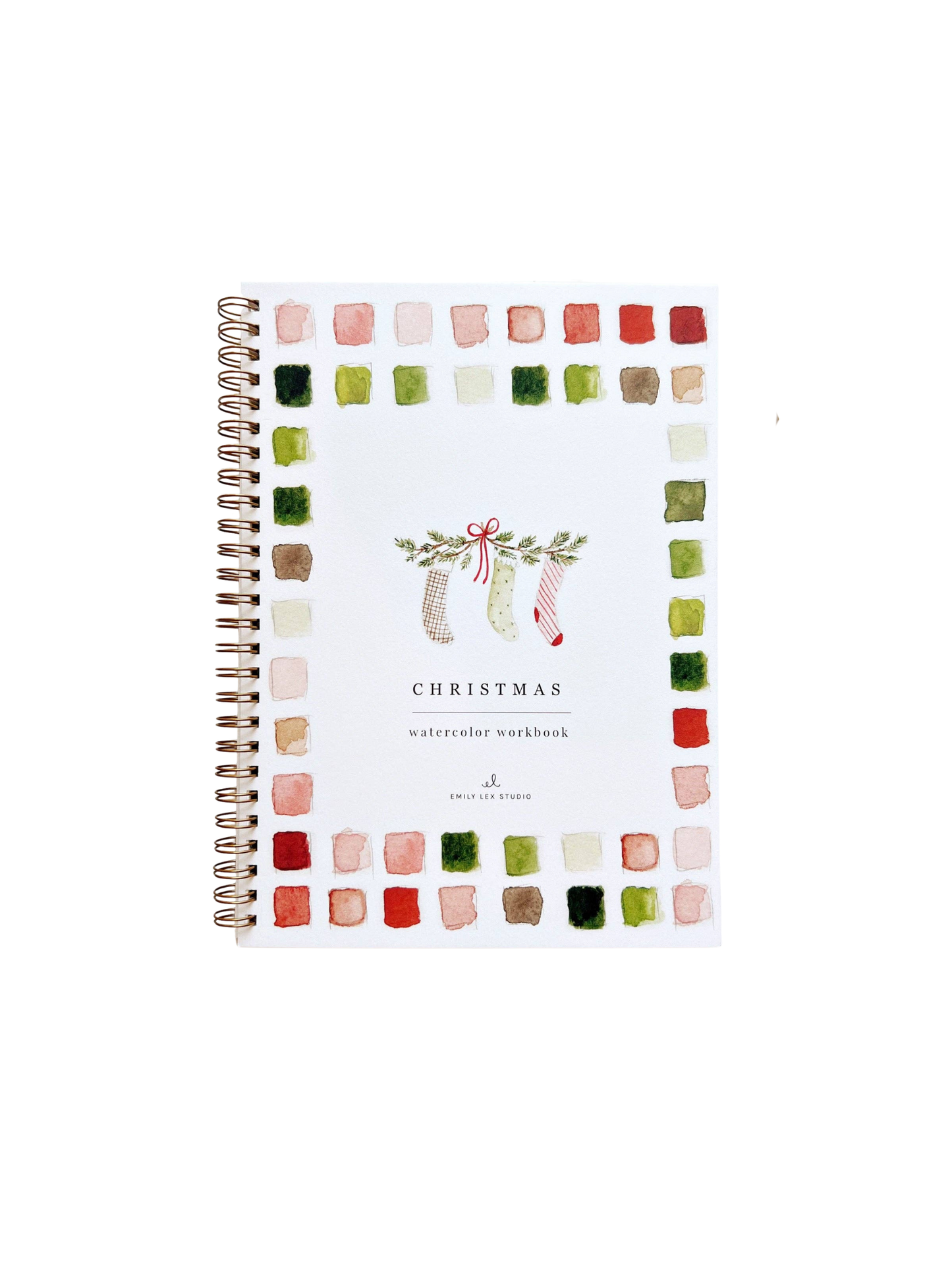 Christmas Watercolor Workbook