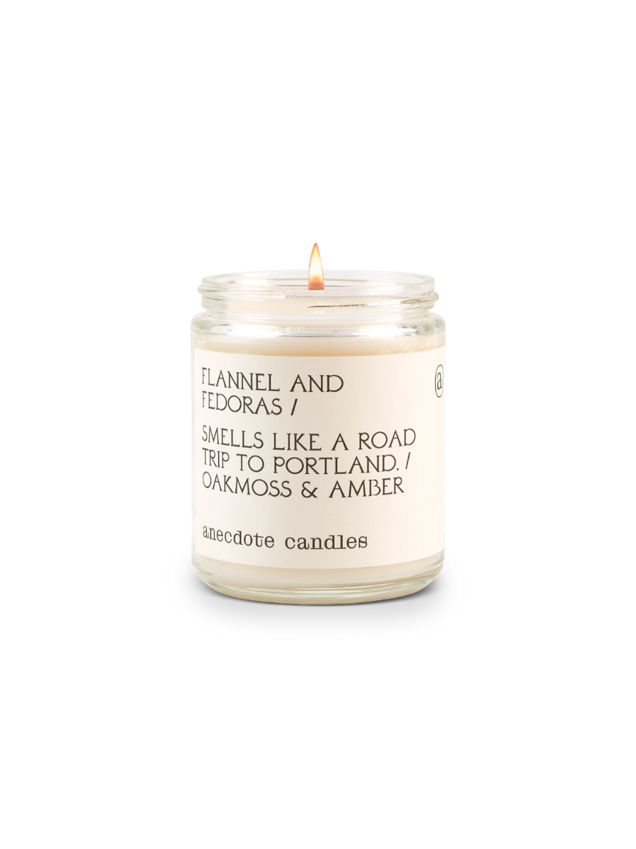 Flannel & Fedoras Candle