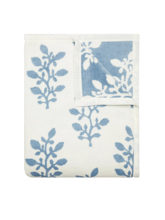Garden Gate Blue Blanket