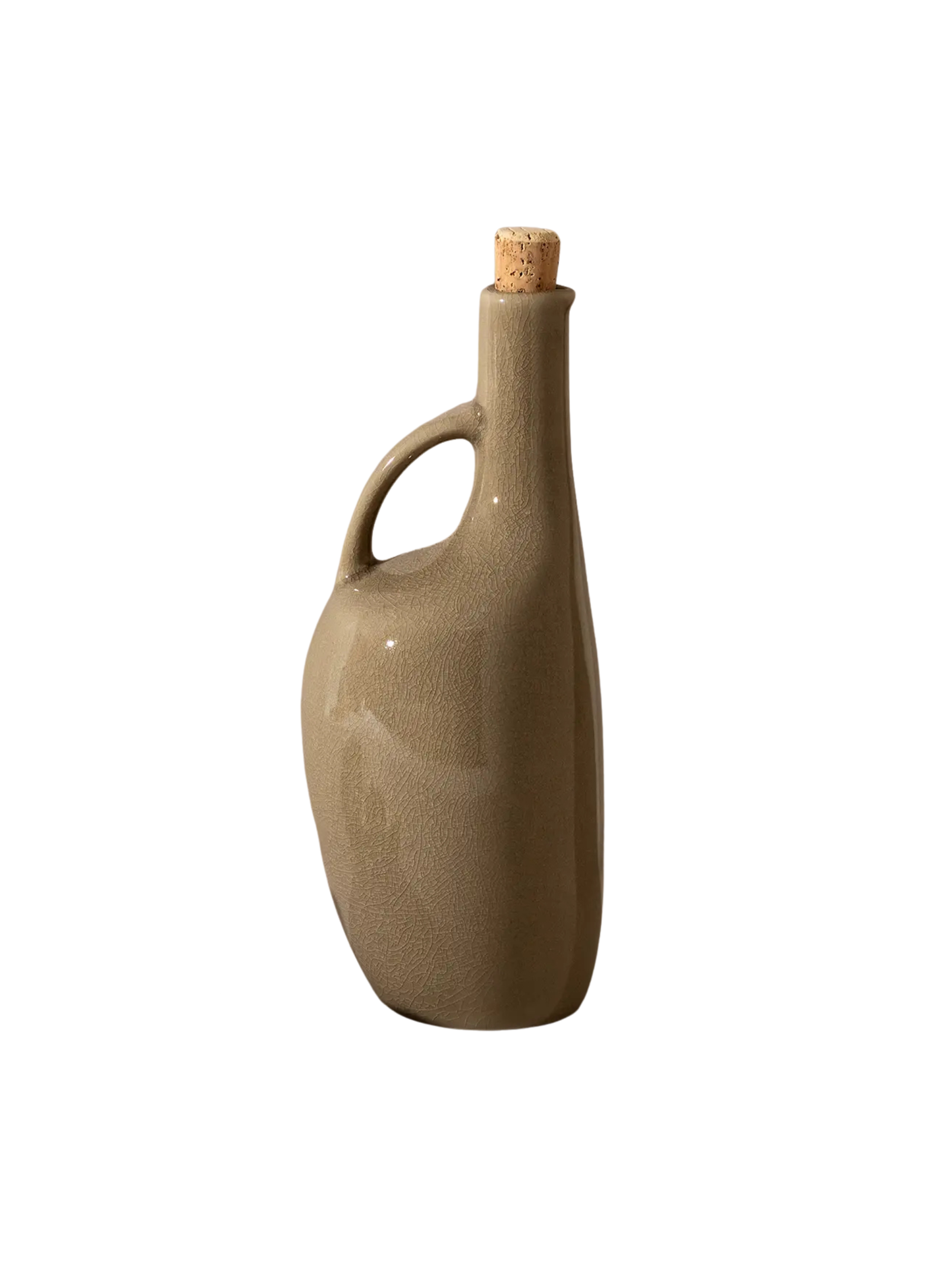 Canard Linen Stoneware Olive Oil Bottle