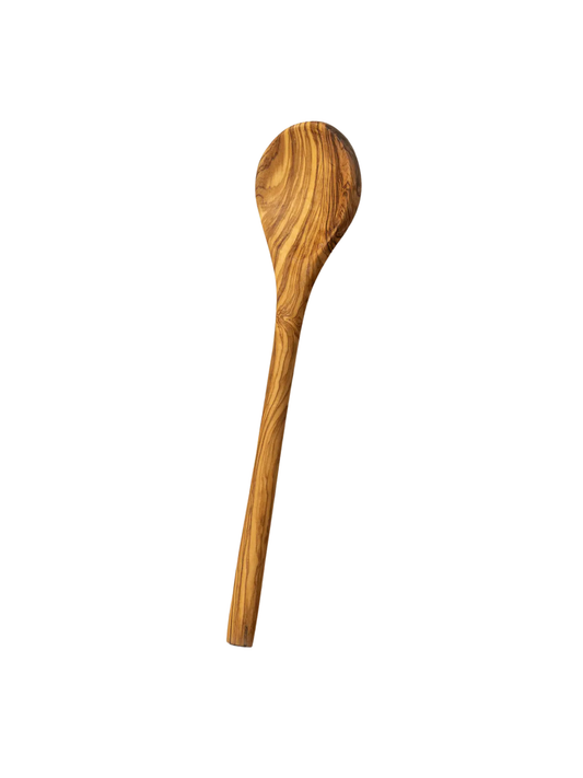Natural Round Olive Wood Cooking Spoon