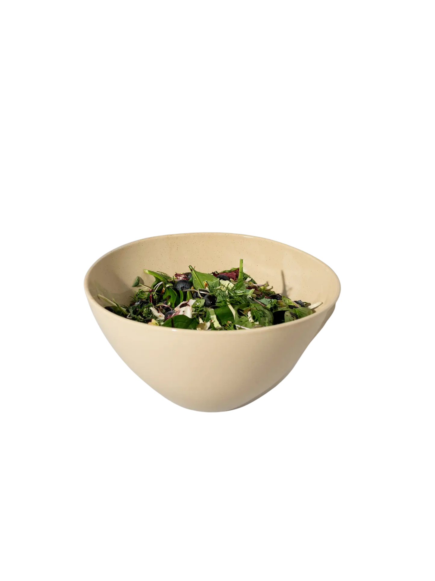 Speckled Cream Organic Serving Bowl