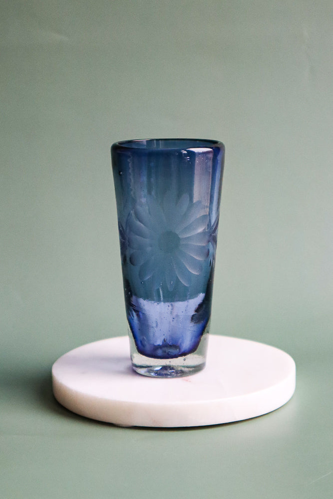 French Blue Condessa Shot Glass